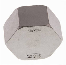 1 1/2'' NPT RVS Afsluitkap 16 Bar