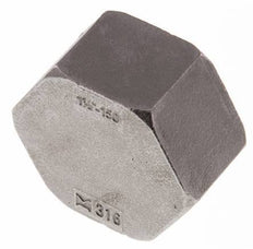 Rp 1 1/2'' RVS Afsluitkap 16 Bar