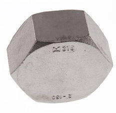 2'' NPT RVS Afsluitkap 16 Bar