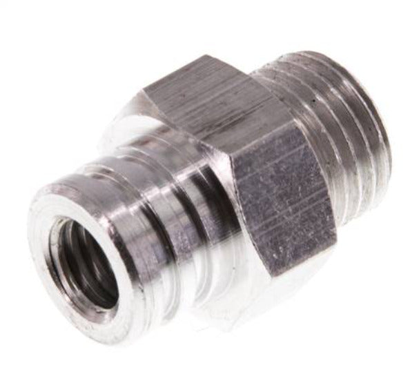G 1/4'' Buitendraad Aluminum Vacuum Zuignap Fitting DN 6.5 SW 17 [2 Stuks]