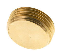 1'' Messing Plug met Binnenzeskant zonder kraag 16 Bar