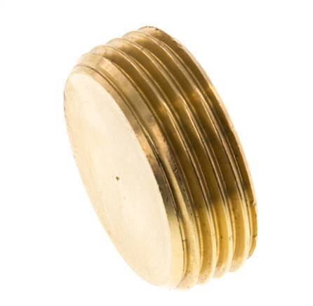 1'' Messing Plug met Binnenzeskant zonder kraag 16 Bar