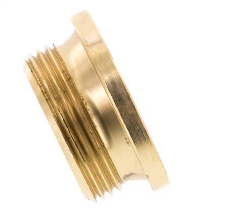 G 1 1/4'' Messing Plug met Binnenzeskant 16 Bar