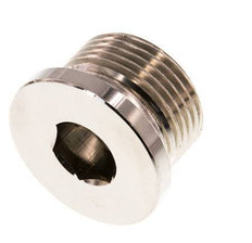 G 3/4'' Vernikkeld Messing Plug met Binnenzeskant 16 Bar