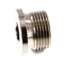 G 3/4'' Vernikkeld Messing Plug met Binnenzeskant 16 Bar