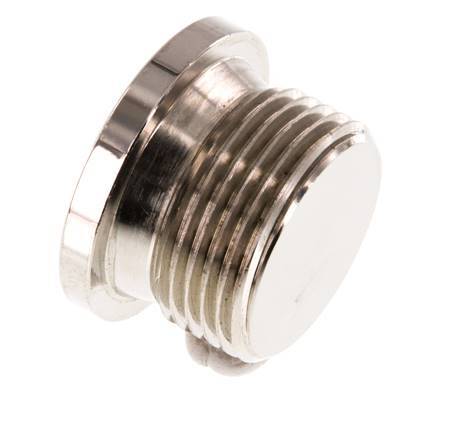 G 3/4'' Vernikkeld Messing Plug met Binnenzeskant 16 Bar