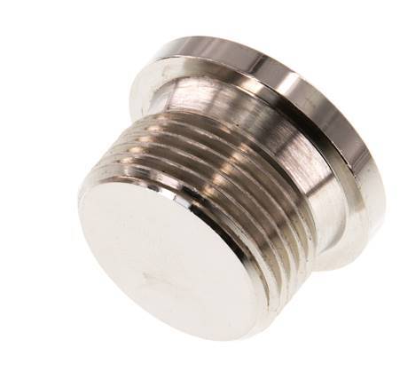 G 3/4'' Vernikkeld Messing Plug met Binnenzeskant 16 Bar