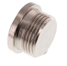 G 1'' Vernikkeld Messing Plug met Binnenzeskant 16 Bar