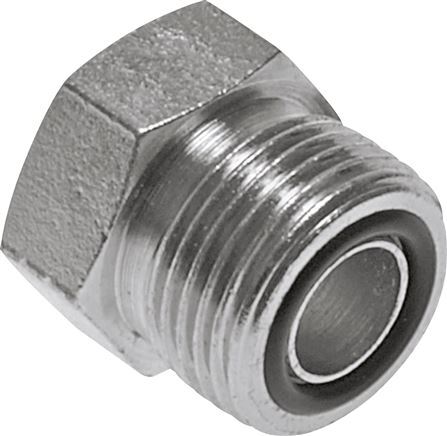UNF 9/16''-18 Zinc plated Steel Closing Plug ORFS 630 Bar [2 Pieces]