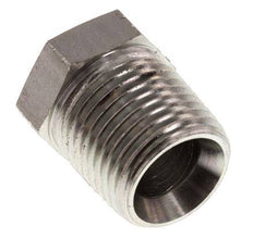 1/2'' NPT Male Zinc plated Steel Closing plug with Outer Hex 210 Bar