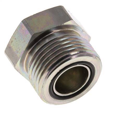 UN 1-3/16''-12 Verzinkt Stalen Plug ORFS 400 Bar