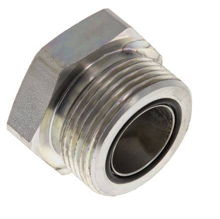 UN 1-7/16''-12 Zinc plated Steel Closing Plug ORFS 400 Bar