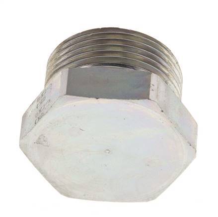 UN 1-7/16''-12 Verzinkt Stalen Plug ORFS 400 Bar
