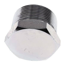 1 1/2'' NPT Buitendraad Verzinkt Stalen Plug met Buitenzeskant 70 Bar