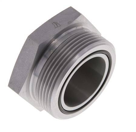 UN 2''-12 Zinc plated Steel Closing Plug ORFS 250 Bar