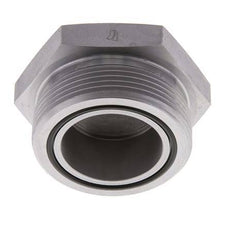 UN 2''-12 Zinc plated Steel Closing Plug ORFS 250 Bar