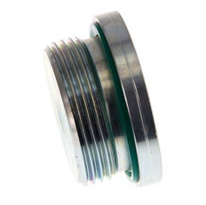 G 1 1/4'' Buitendraad Verzinkt Stalen Plug met Binnenzeskant en FKM Afdichting 250 Bar
