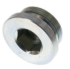 G 1 1/4'' Buitendraad Verzinkt Stalen Plug met Binnenzeskant en FKM Afdichting 250 Bar