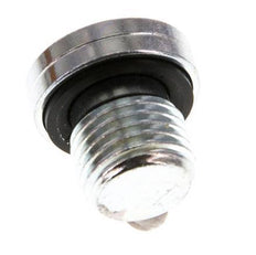 G 1/4'' Buitendraad Verzinkt Stalen Plug met binnenzeskant en NBR Afdichting 400 Bar [5 Stuks]