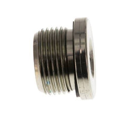 G 3/4'' Buitendraad Verzinkt Stalen Plug met binnenzeskant en NBR Afdichting 400 Bar [2 Stuks]