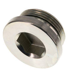 G 1 1/4'' Buitendraad Verzinkt Stalen Plug met Binnenzeskant en NBR Afdichting 250 Bar
