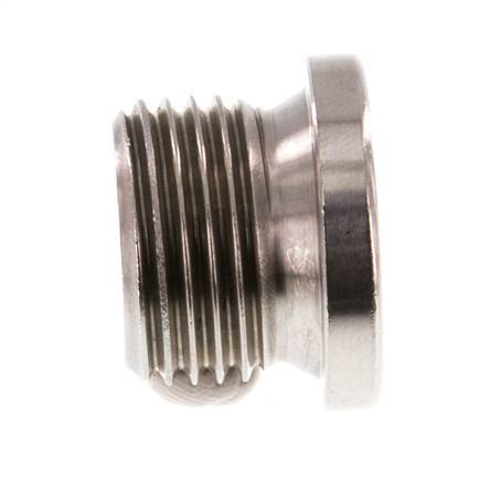 G 1/2'' RVS Plug met Binnenzeskant 40 Bar