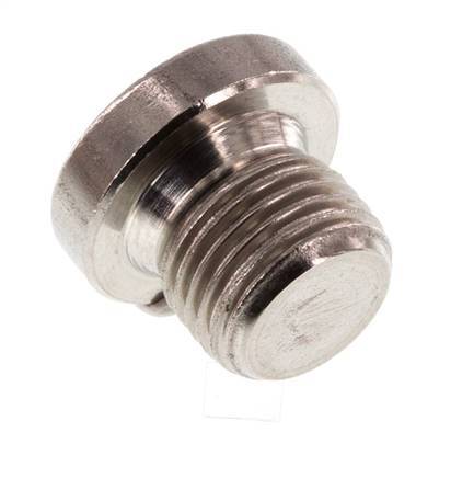 G 1/8'' RVS Plug met Binnenzeskant 40 Bar
