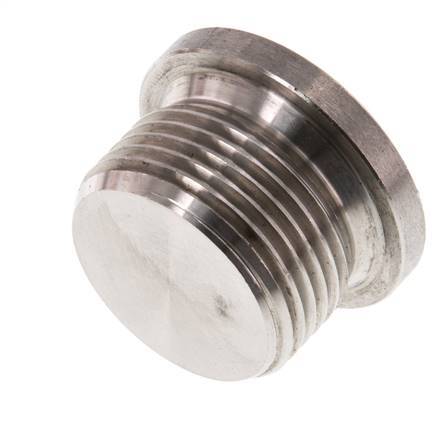 G 3/4'' RVS Plug met Binnenzeskant 40 Bar