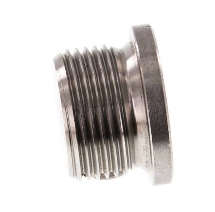 G 3/4'' RVS Plug met Binnenzeskant 40 Bar