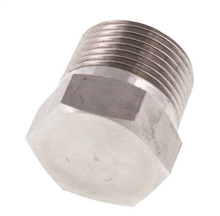 3/4'' NPT Buitendraad RVS Plug met Buitenzeskant 170 Bar