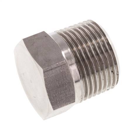 3/4'' NPT Buitendraad RVS Plug met Buitenzeskant 170 Bar