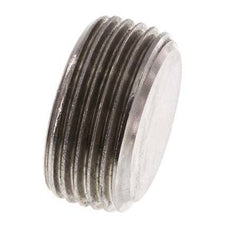 3/4'' RVS Plug met Binnenzeskant zonder kraag 40 Bar