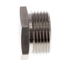 G 1'' RVS Plug met Buitenzeskant 40 Bar