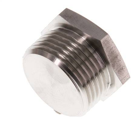 G 1'' RVS Plug met Buitenzeskant 40 Bar