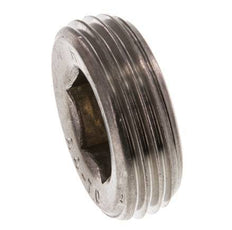 1'' RVS Plug met Binnenzeskant zonder kraag 40 Bar