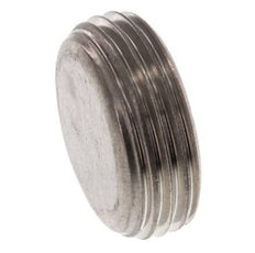 1'' RVS Plug met Binnenzeskant zonder kraag 40 Bar