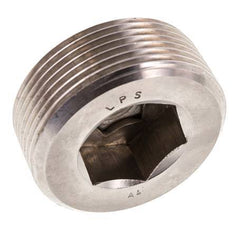 1 1/2'' RVS Plug met Binnenzeskant zonder kraag 40 Bar