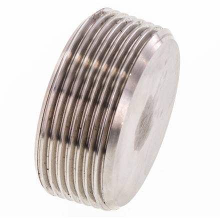 1 1/2'' RVS Plug met Binnenzeskant zonder kraag 40 Bar