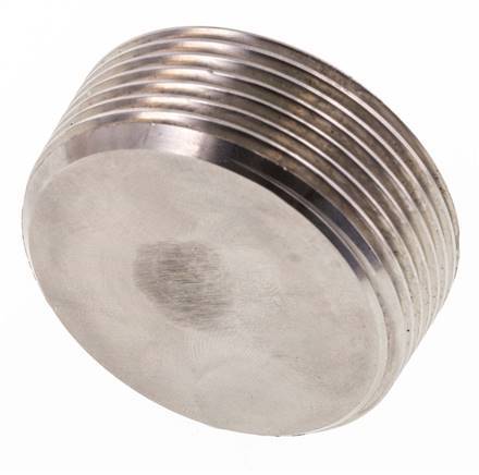 1 1/2'' RVS Plug met Binnenzeskant zonder kraag 40 Bar
