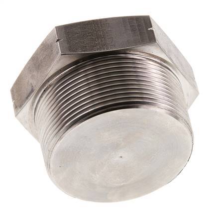 2'' NPT Buitendraad RVS Plug met Buitenzeskant 70 Bar