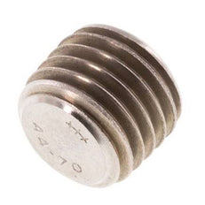 M12x1.5 RVS Plug met Binnenzeskant zonder kraag (Conisch) 40 Bar