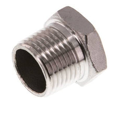 1/2'' NPT Buitendraad RVS Plug met buitenzeskant 16 Bar [2 Stuks]