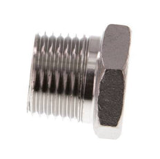 1/2'' NPT Buitendraad RVS Plug met buitenzeskant 16 Bar [2 Stuks]