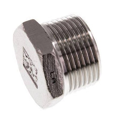 1'' NPT Buitendraad RVS Plug met Buitenzeskant 16 Bar