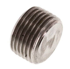 G 3/8'' RVS Plug met Binnenzeskant zonder kraag 40 Bar