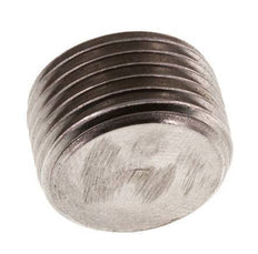 G 3/8'' RVS Plug met Binnenzeskant zonder kraag 40 Bar