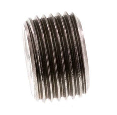 G 3/8'' RVS Plug met Binnenzeskant zonder kraag 40 Bar