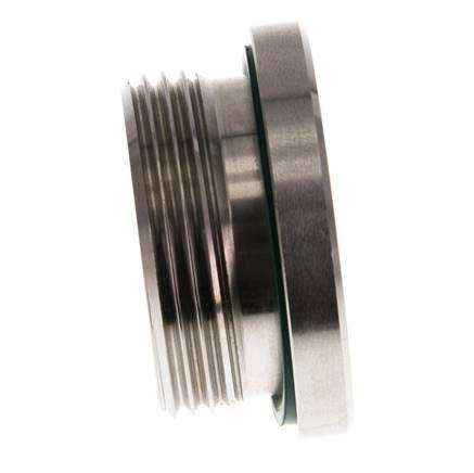 G 1 1/4'' Buitendraad RVS Plug met Binnenzeskant en FKM Afdichting 250 Bar