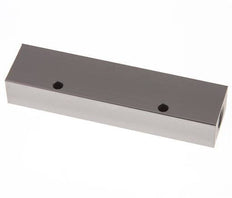 2xG 1/4'' x 4xG 1/8'' Aluminium Verdeelblok Eenzijdig 16 Bar