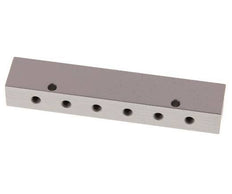 2xG 1/8'' x 12xM5 Aluminium Distributor Block Double-sided 16 Bar